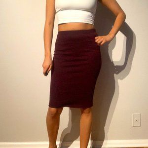 Forever 21 Purple Pencil Skirt S